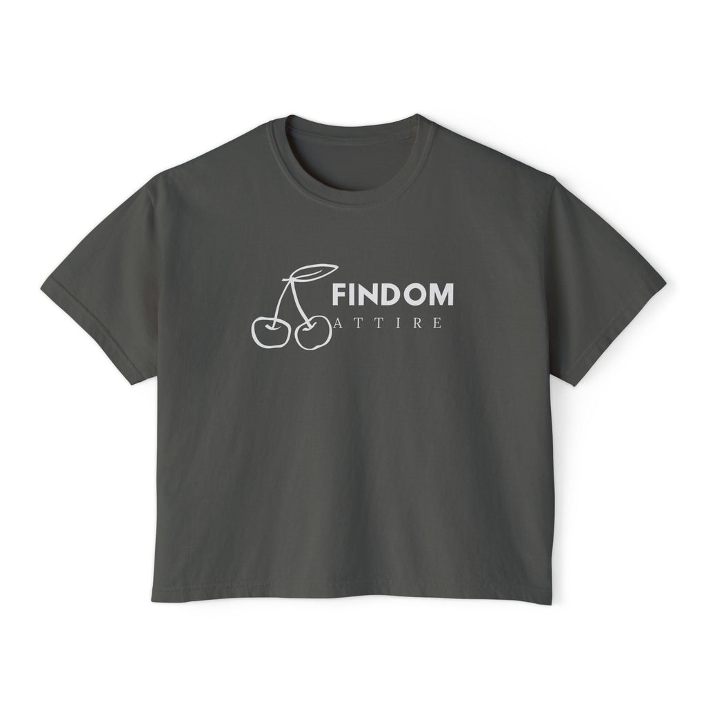 Findom Attire Women's Boxy Tee — relaxed boxy cut brand tee by Findom Attire Australia