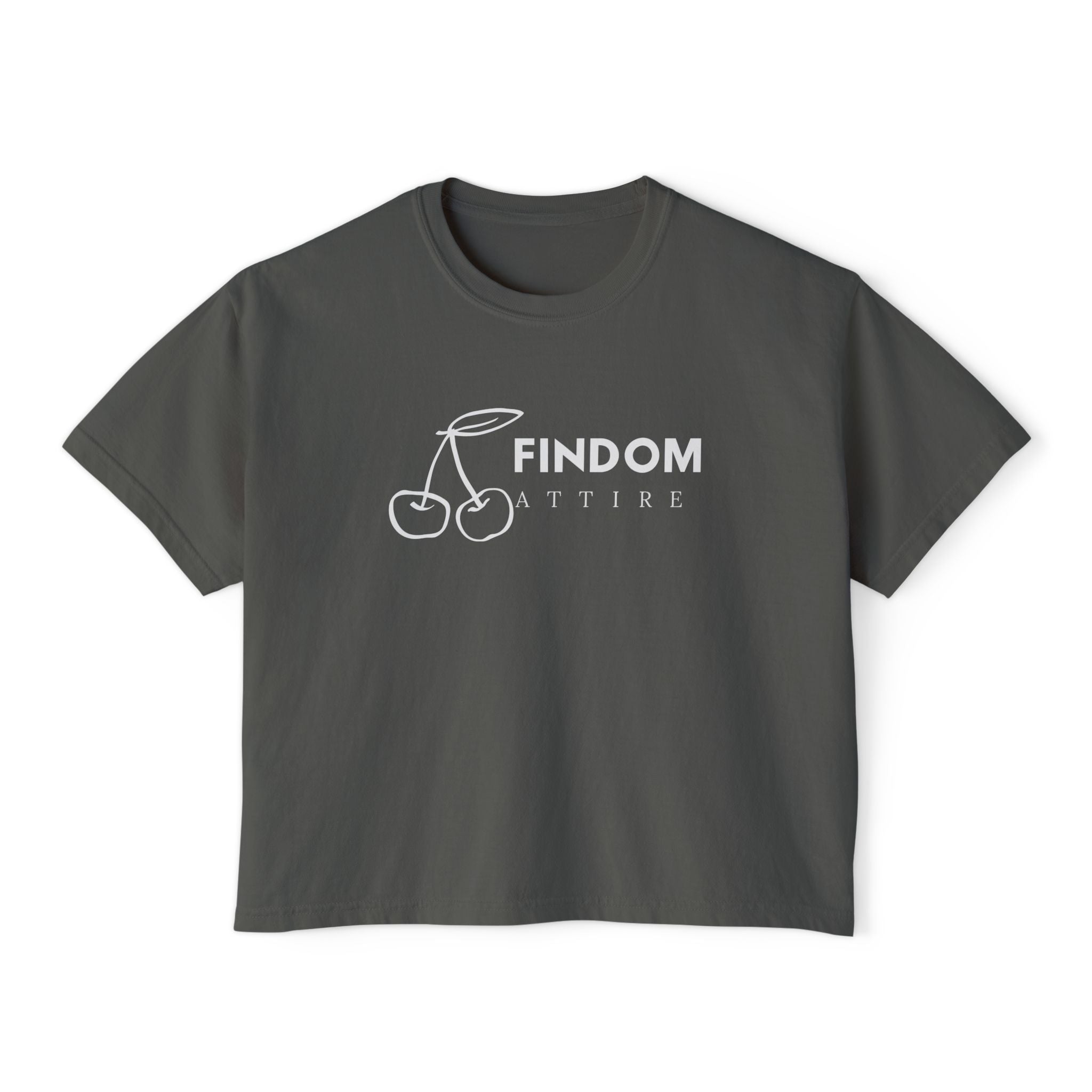 Findom Attire Women's Boxy Tee — relaxed boxy cut brand tee by Findom Attire Australia