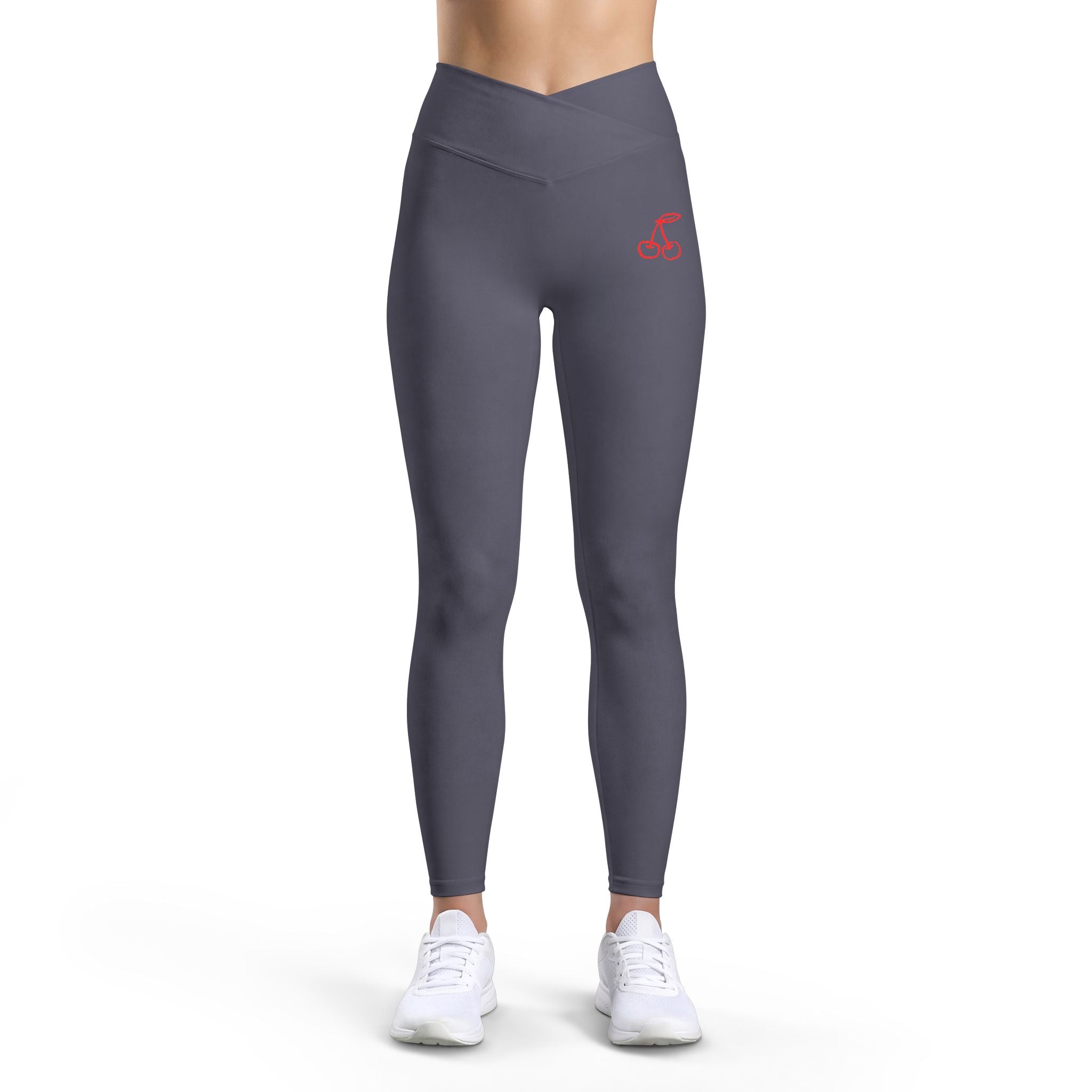 Findom Cherry High-Waist Leggings