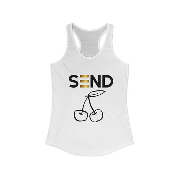 Send Racerback Tank — athletic findom tank for the Goddesses collection by Findom Attire Australia