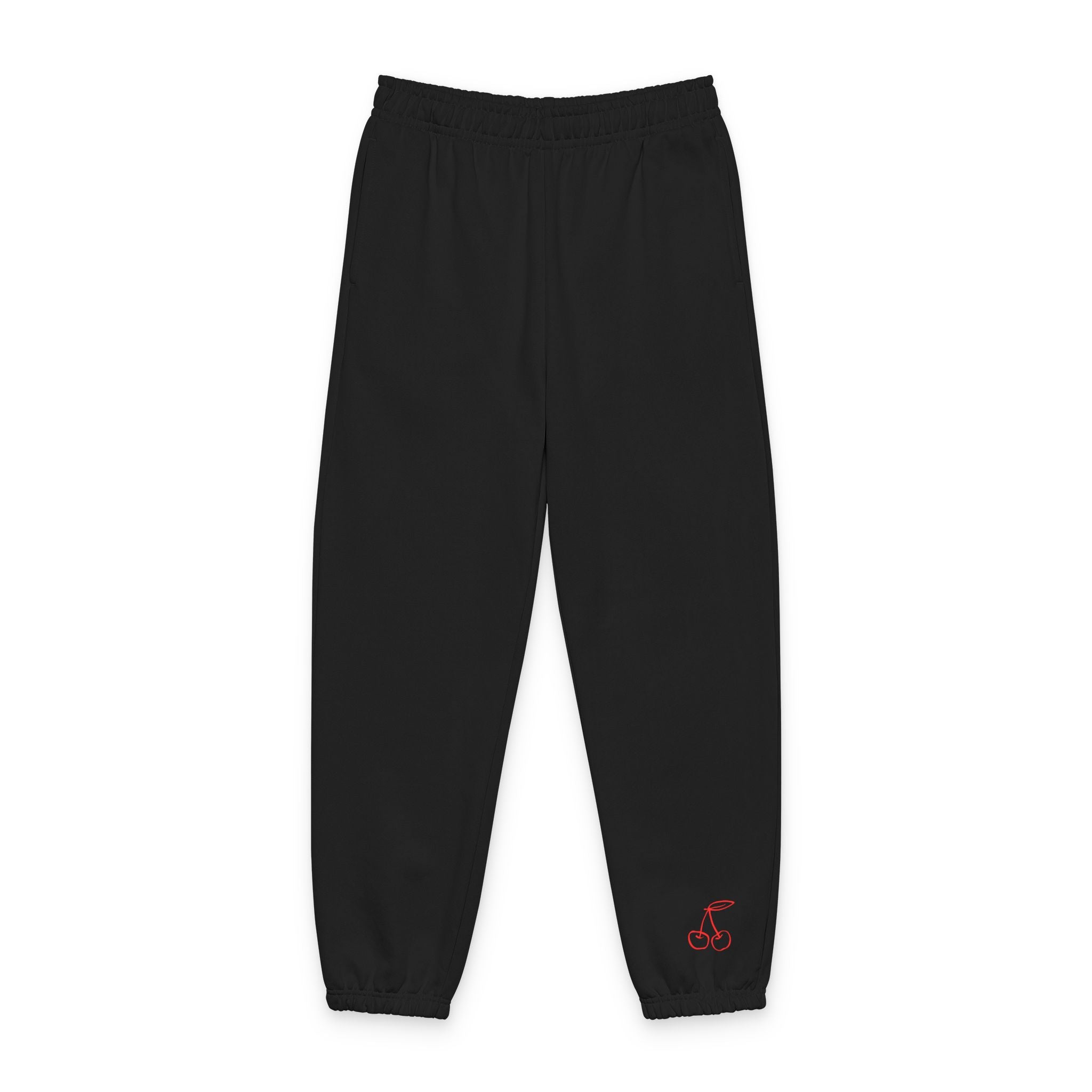 Findom Cherry Sweatpants — heavyweight cherry print sweatpants from the Discrete Collection by Findom Attire Australia